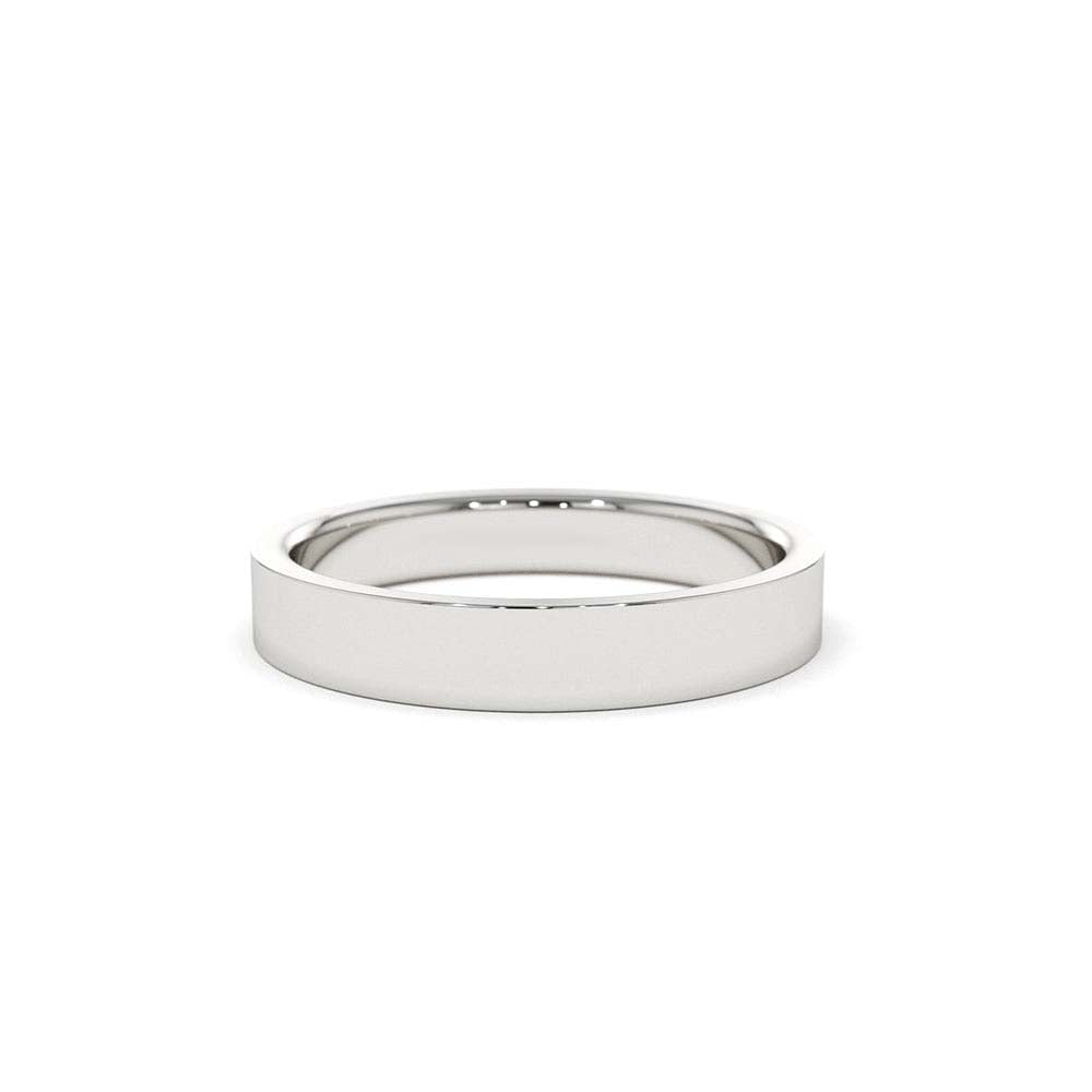 Platinum 2MM Flat Wedding Band - view 3