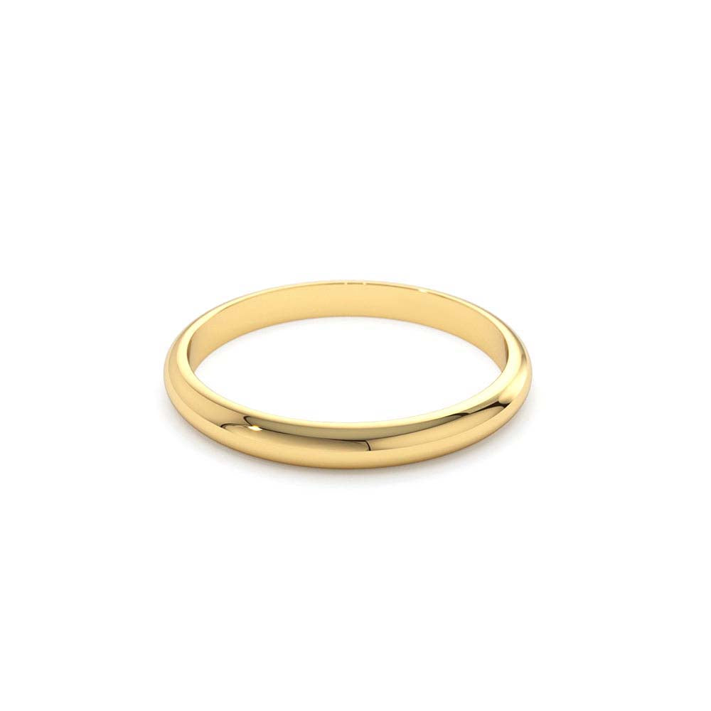 Platinum 2MM Dome Wedding Band - view 4