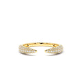 14K Diamond Claw Ring by Orlina Fine
