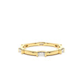 14K Stackable Baguette Diamond Eternity Ring by Orlina Fine