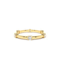 14K Stackable Half Bezel Diamond Eternity Ring by Orlina Fine