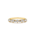 14K Round Diamond Unique Wedding Ring by Orlina Fine
