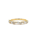 14K Marquise Cluster Stackable Wedding Ring by Orlina Fine