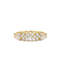14K Diamond Cluster Anniversary Ring by Orlina Fine