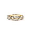 14K Step Baguette Diamond Ring by Orlina Fine