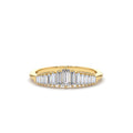 14K Baguette Diamond Tiara Ring by Orlina Fine