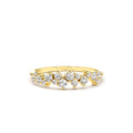 14K Diamond Statement Cluster Ring by Orlina Fine