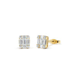 1.50 CTW 14K Martini Setting Round Lab Grown Diamond Studs by Orlina Fine