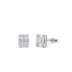 1.50 CTW 14K Martini Setting Round Lab Grown Diamond Studs - view 4