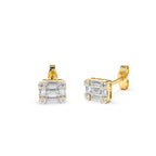 1.50 CTW 14K Martini Setting Round Lab Grown Diamond Studs - view 5