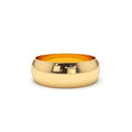 14K Classic 6MM Dome Wedding Ring by Orlina Fine