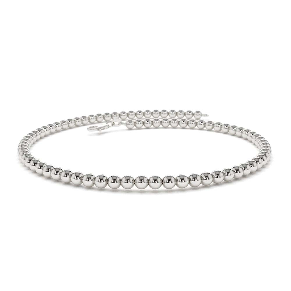14K 2.5MM Beaded Bracelet - view 3