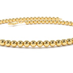 14K 2.5MM Beaded Bracelet - view 5