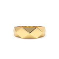 14K Pattern Bold Statement Ring by Orlina Fine