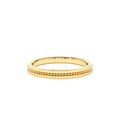 14K Beaded Stacking Gold Wedding Band by Orlina Fine