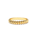 14K 2MM Twisted Rope Ring by Orlina Fine