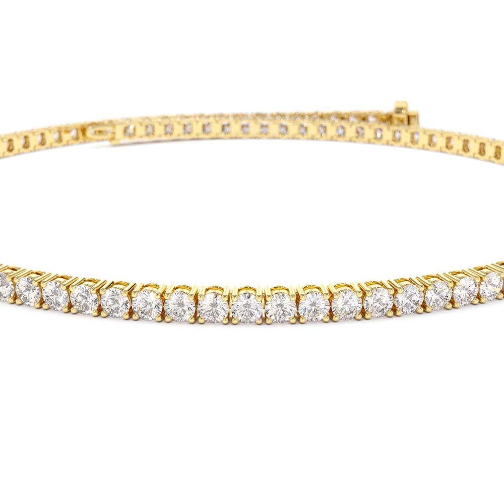 14K Diamond Tennis Bracelet 2.20 CTW - view 4