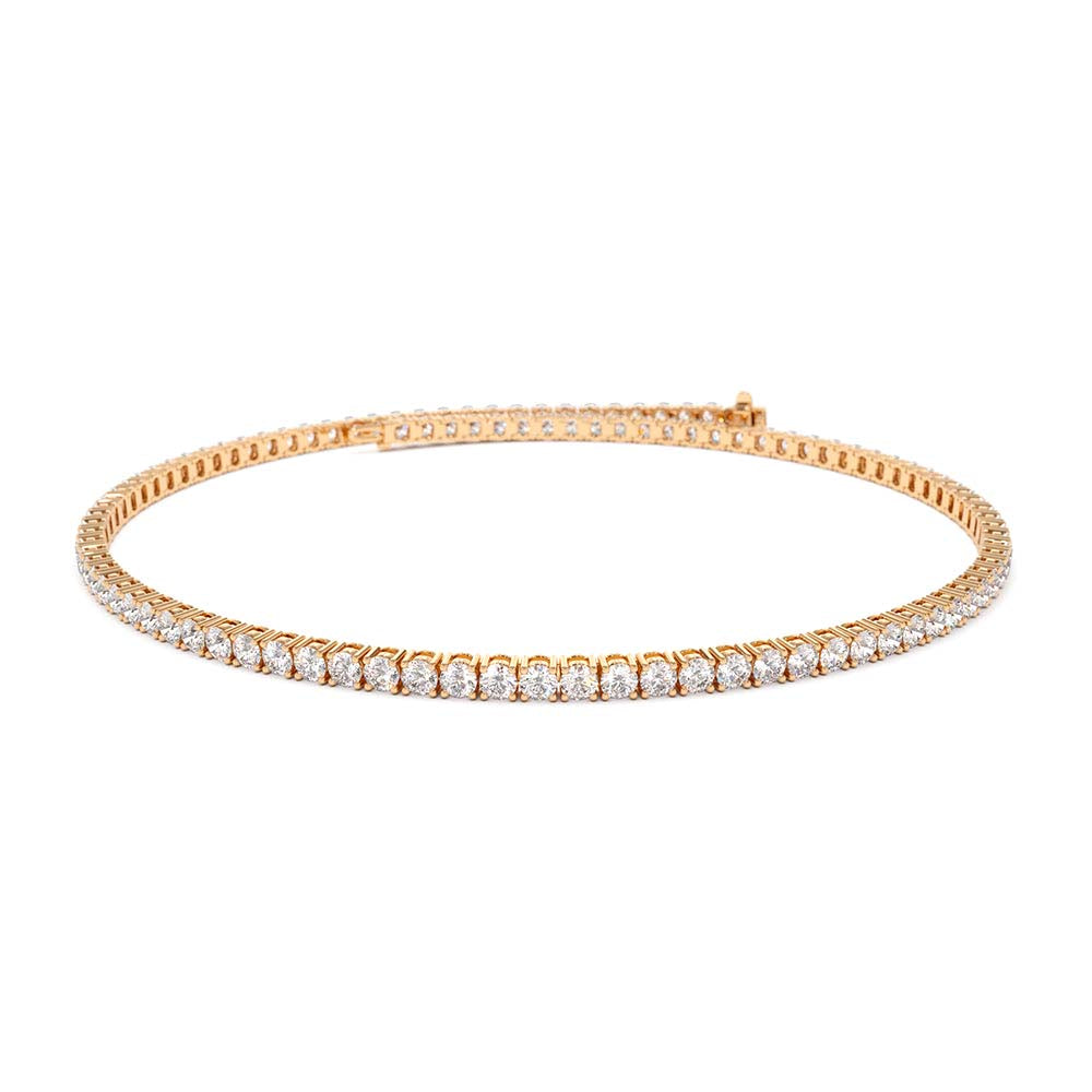 14K Diamond Tennis Bracelet 2.20 CTW - view 2