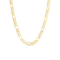 14K Gold 3MM Figaro Chain Necklace by Orlina Fine