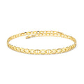 14K 3.5 MM Mariner Chain Link Bracelet by Orlina Fine