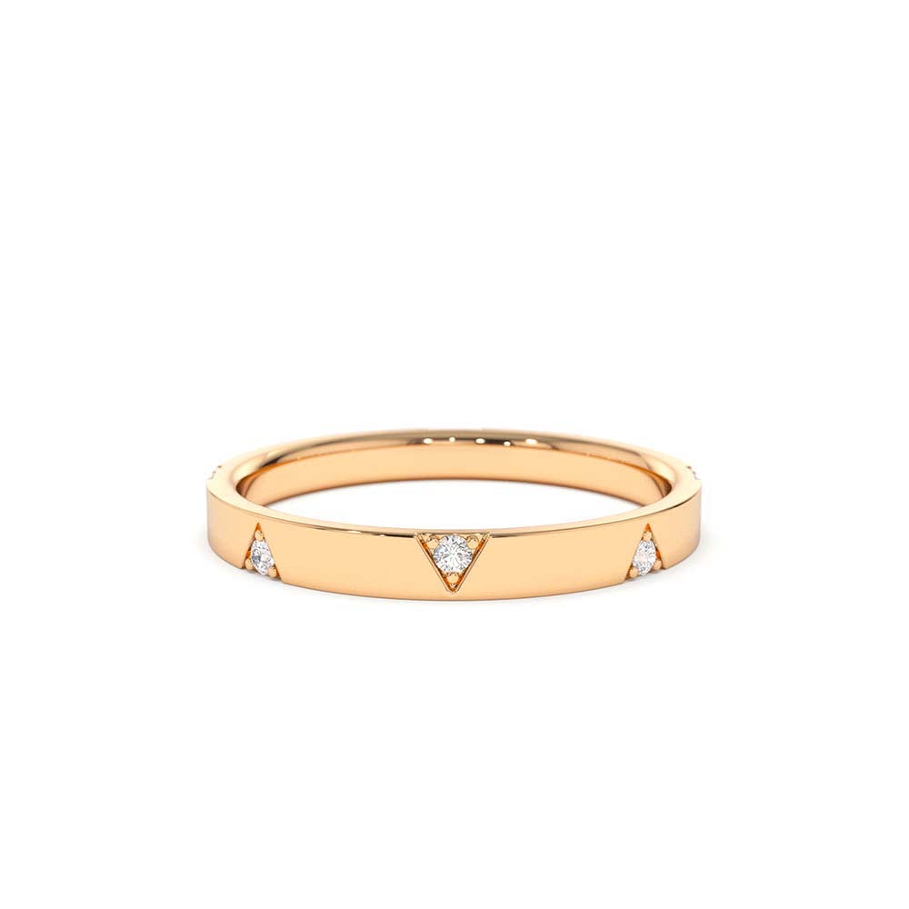 14K Unique Diamond Full Eternity Ring - view 2