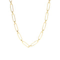 14K Oval Link Chain Necklace by Orlina Fine