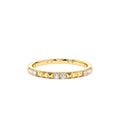 14K Pyramid Diamond Eternity Ring by Orlina Fine