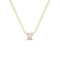 14K Heart-Shape Diamond Necklace by Orlina Fine