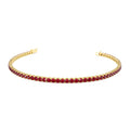 14K Prong Setting Ruby Tennis Bracelet by Orlina Fine