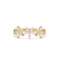 14K Marquise Diamond Multi-Flower Ring by Orlina Fine