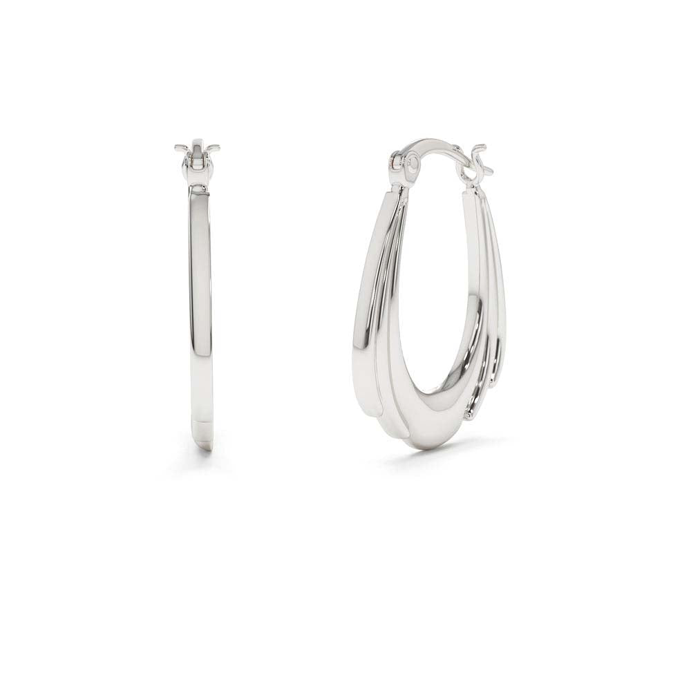 14K Layered Gold Earrings - view 3