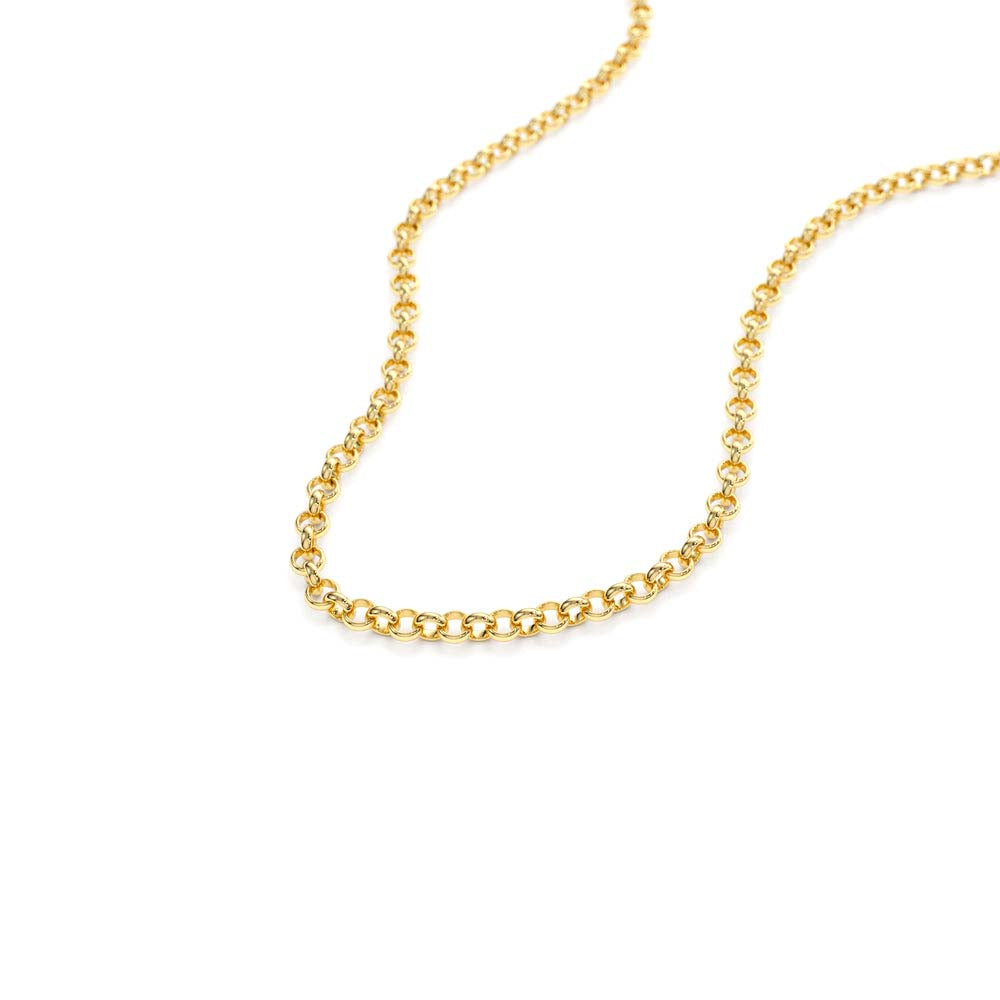 14K Gold 3MM Rolo Chain - view 2