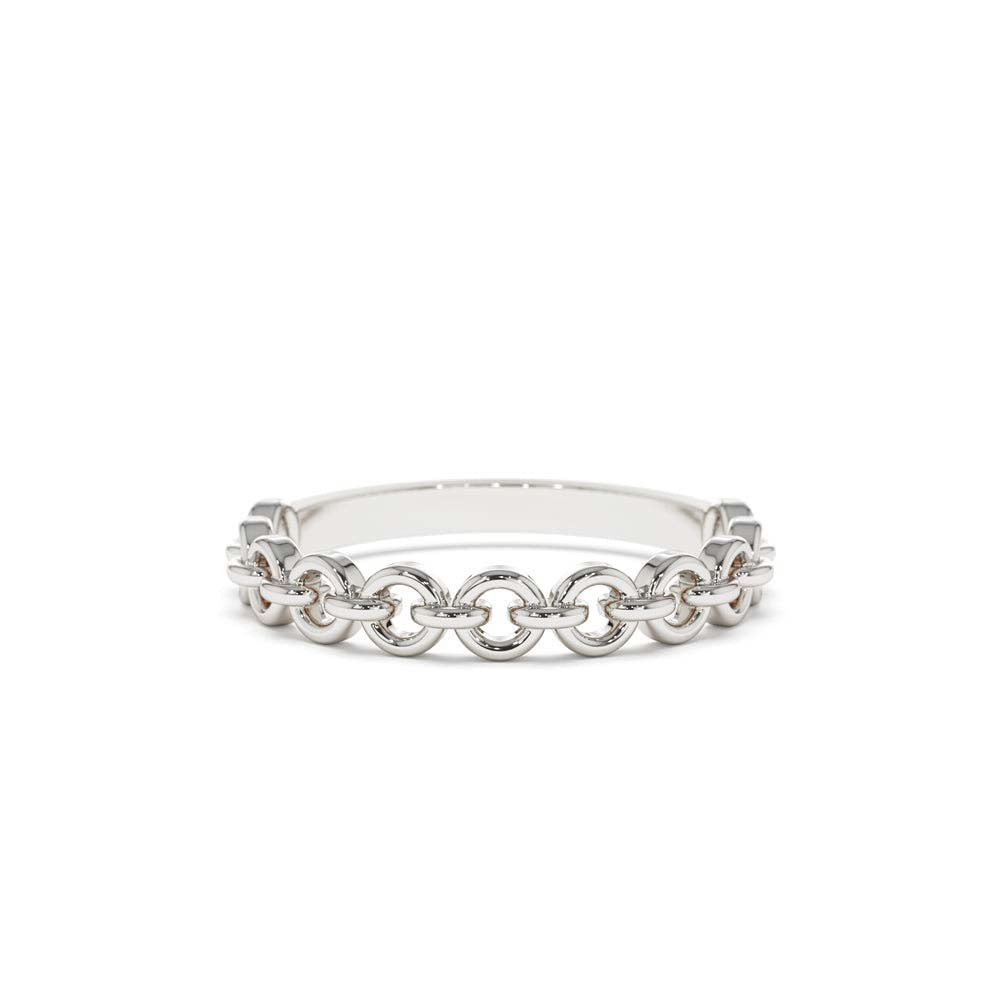 14K Gold Stackable Dainty Ring - view 3