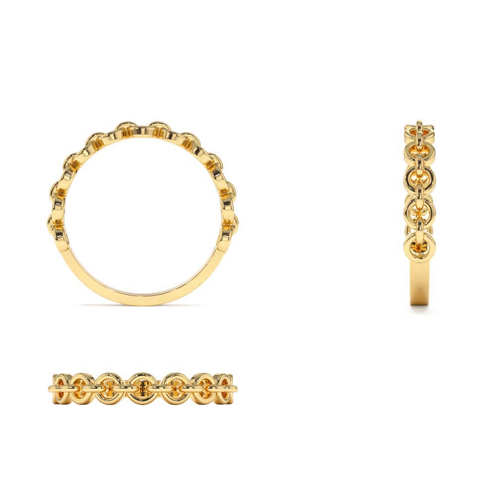 14K Gold Stackable Dainty Ring - view 5
