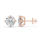 Moissanite Stud Earrings (2 Carat Total)