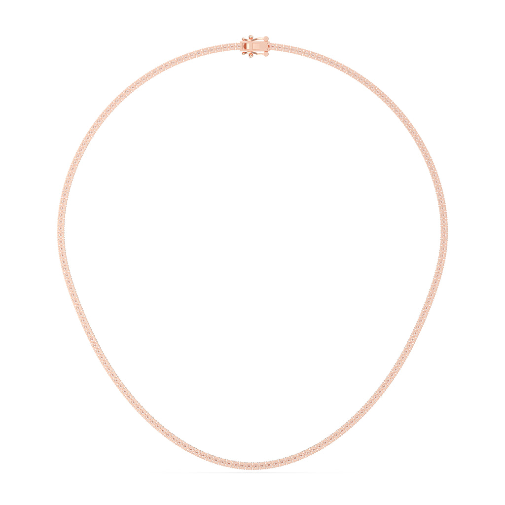 Moissanite Tennis Necklace (16 Inch )