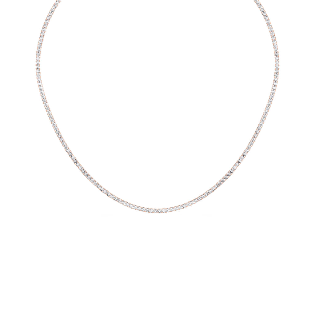 Moissanite Tennis Necklace (16 Inch )