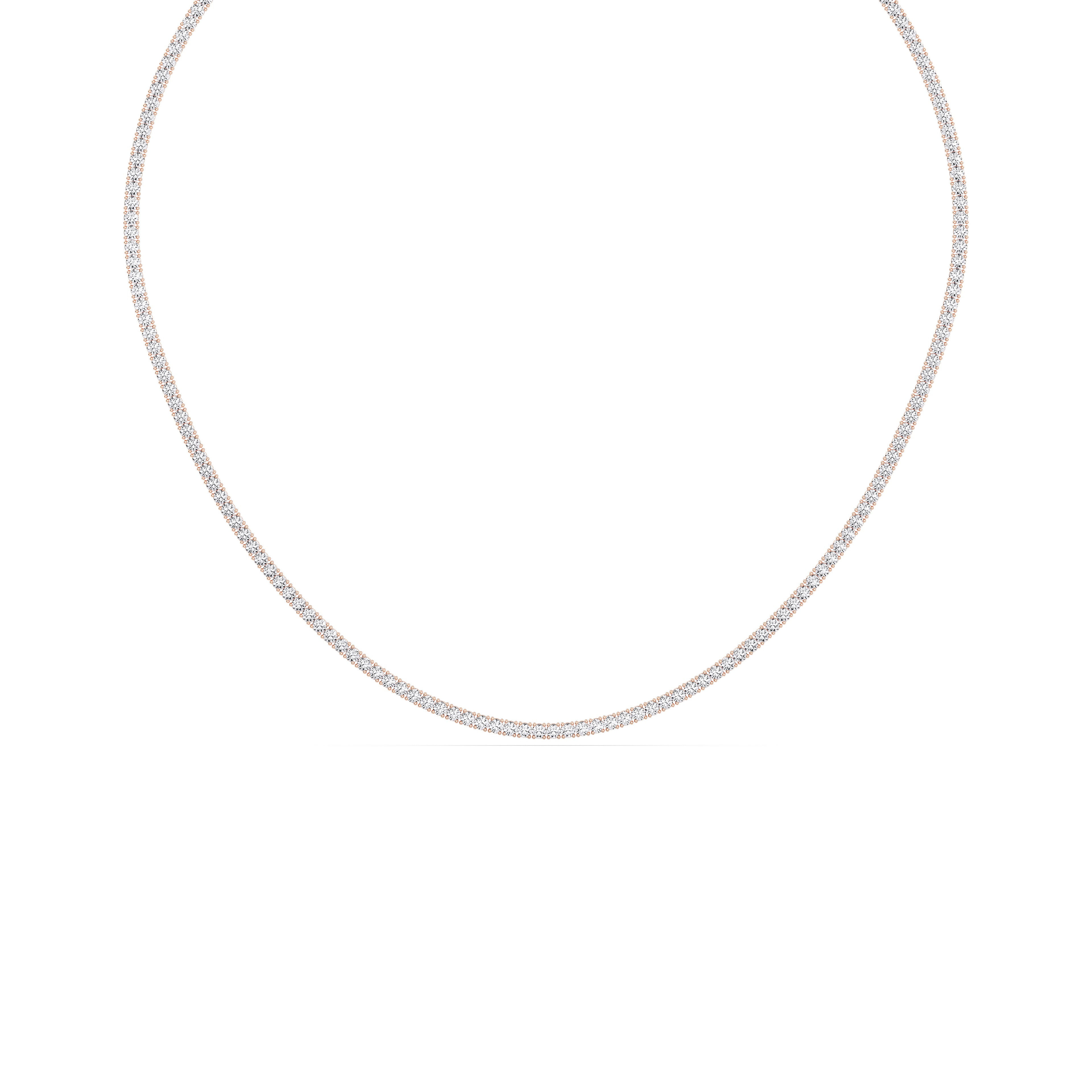 Moissanite Tennis Necklace (16 Inch )