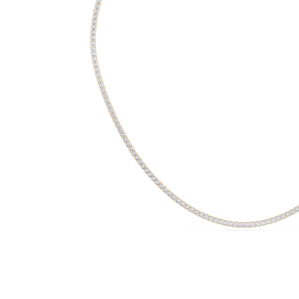 Moissanite Tennis Necklace (16 Inch )