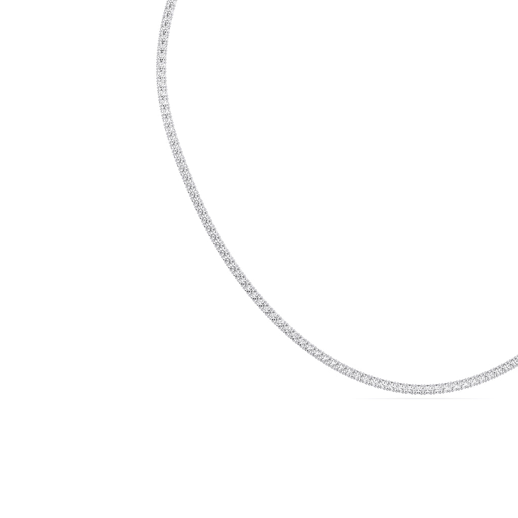 Moissanite Tennis Necklace (16 Inch )