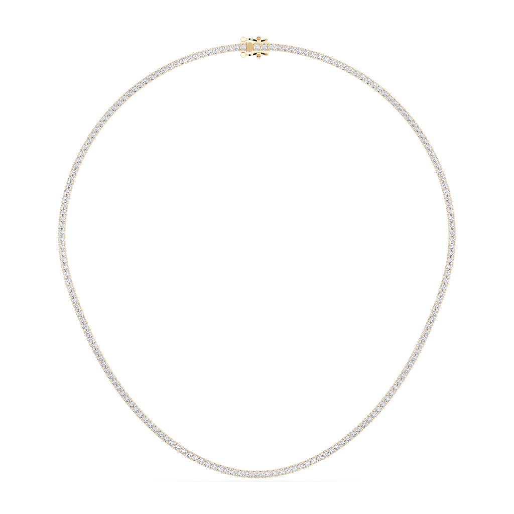 Moissanite Tennis Necklace (16 Inch )