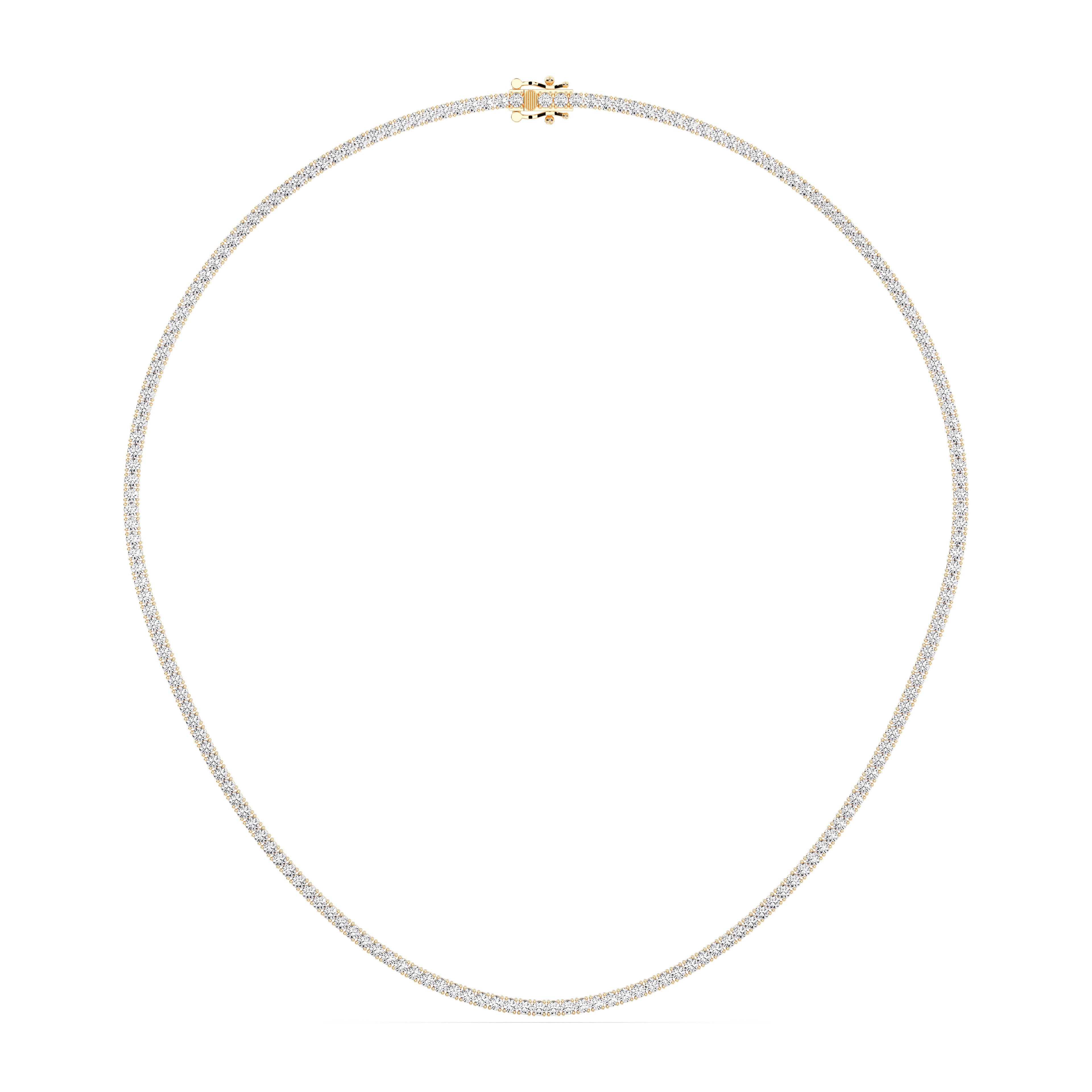 Moissanite Tennis Necklace (16 Inch )