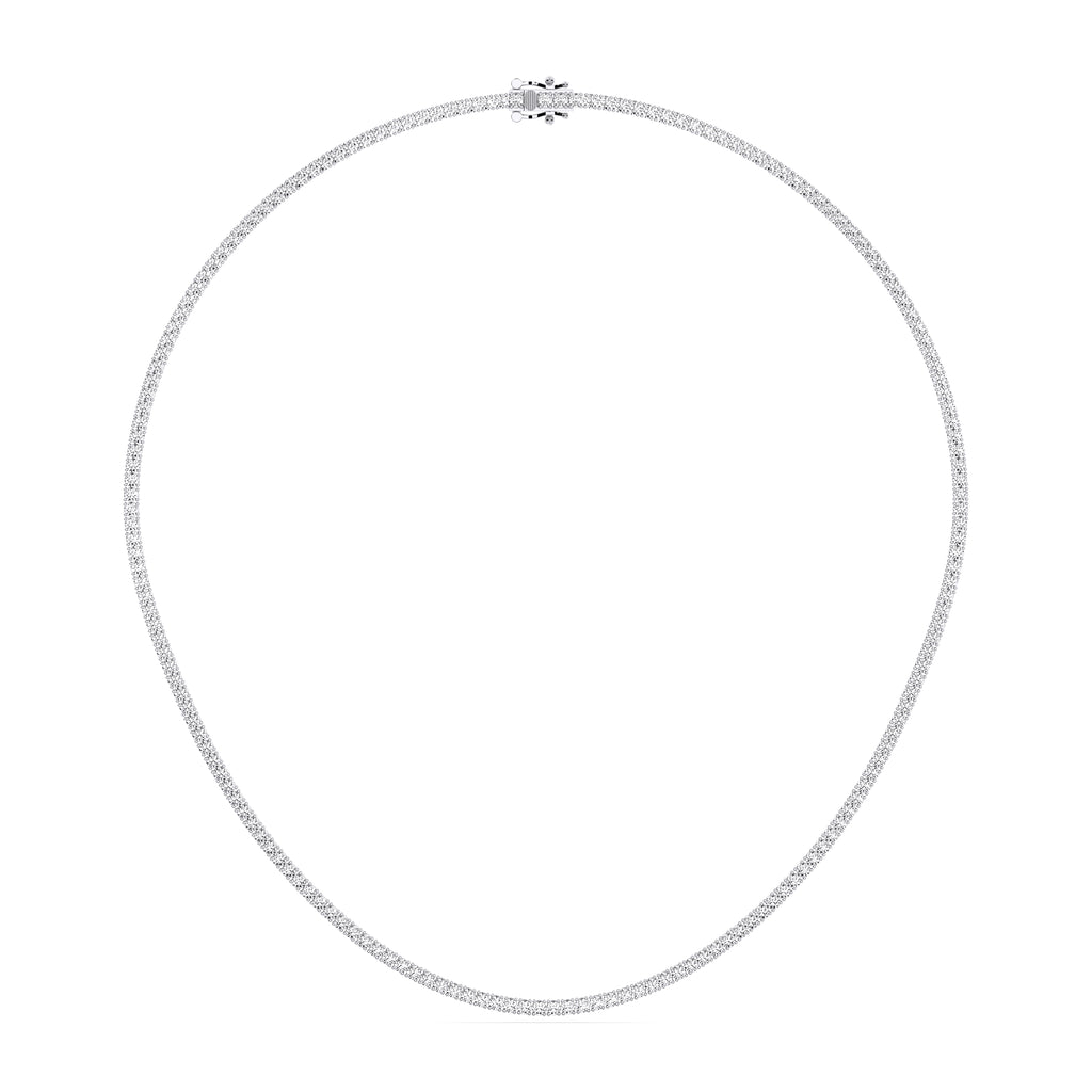 Moissanite Tennis Necklace (16 Inch )