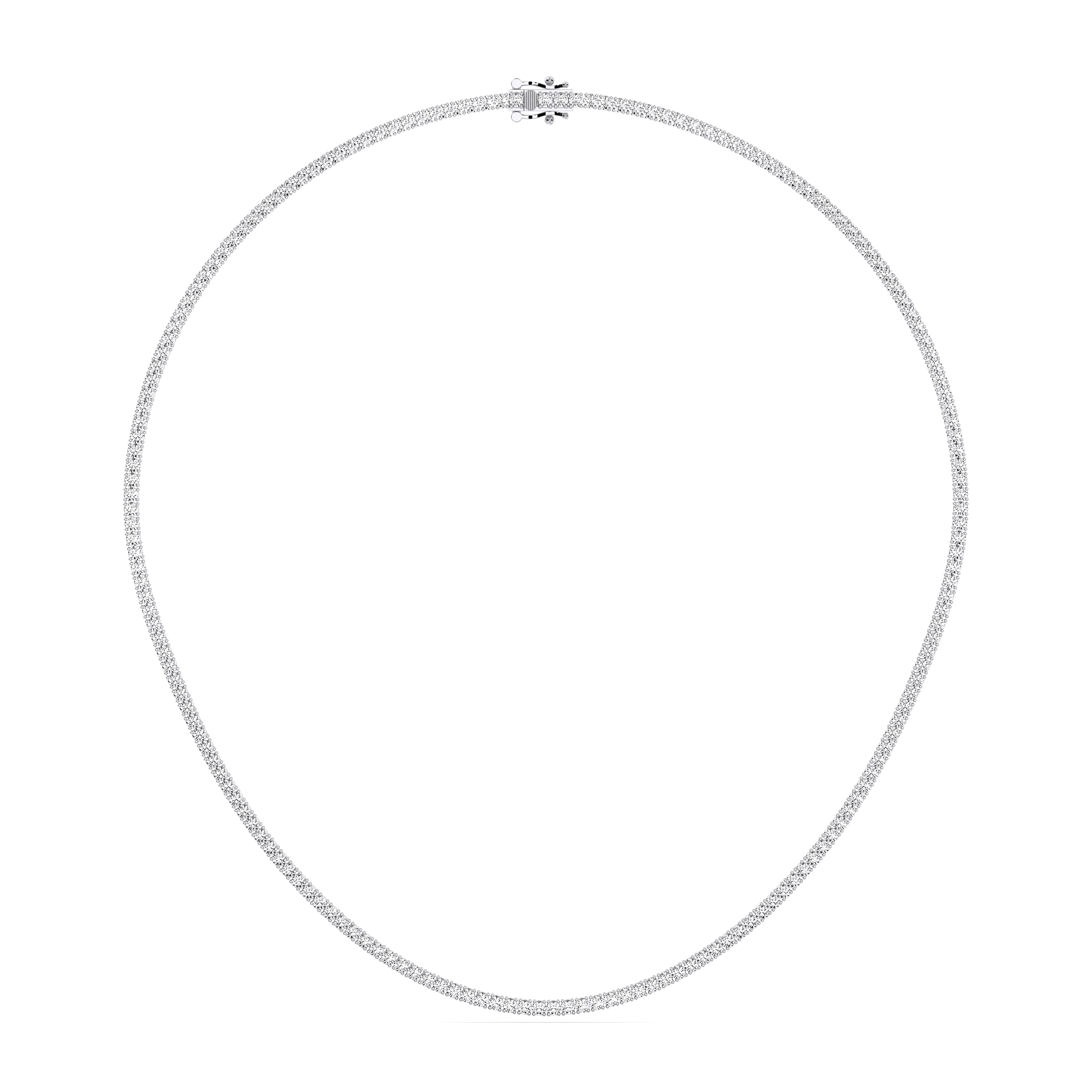 Moissanite Tennis Necklace (16 Inch )