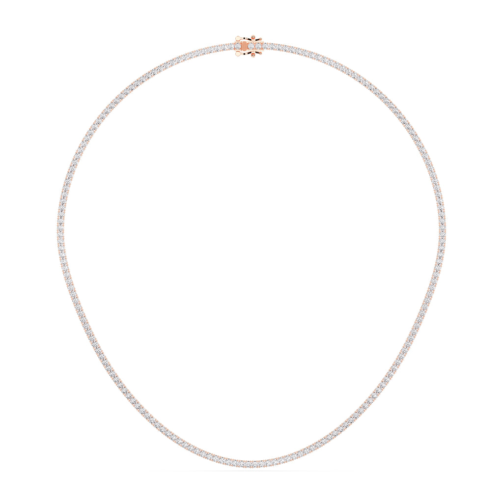 Moissanite Tennis Necklace (16 Inch )