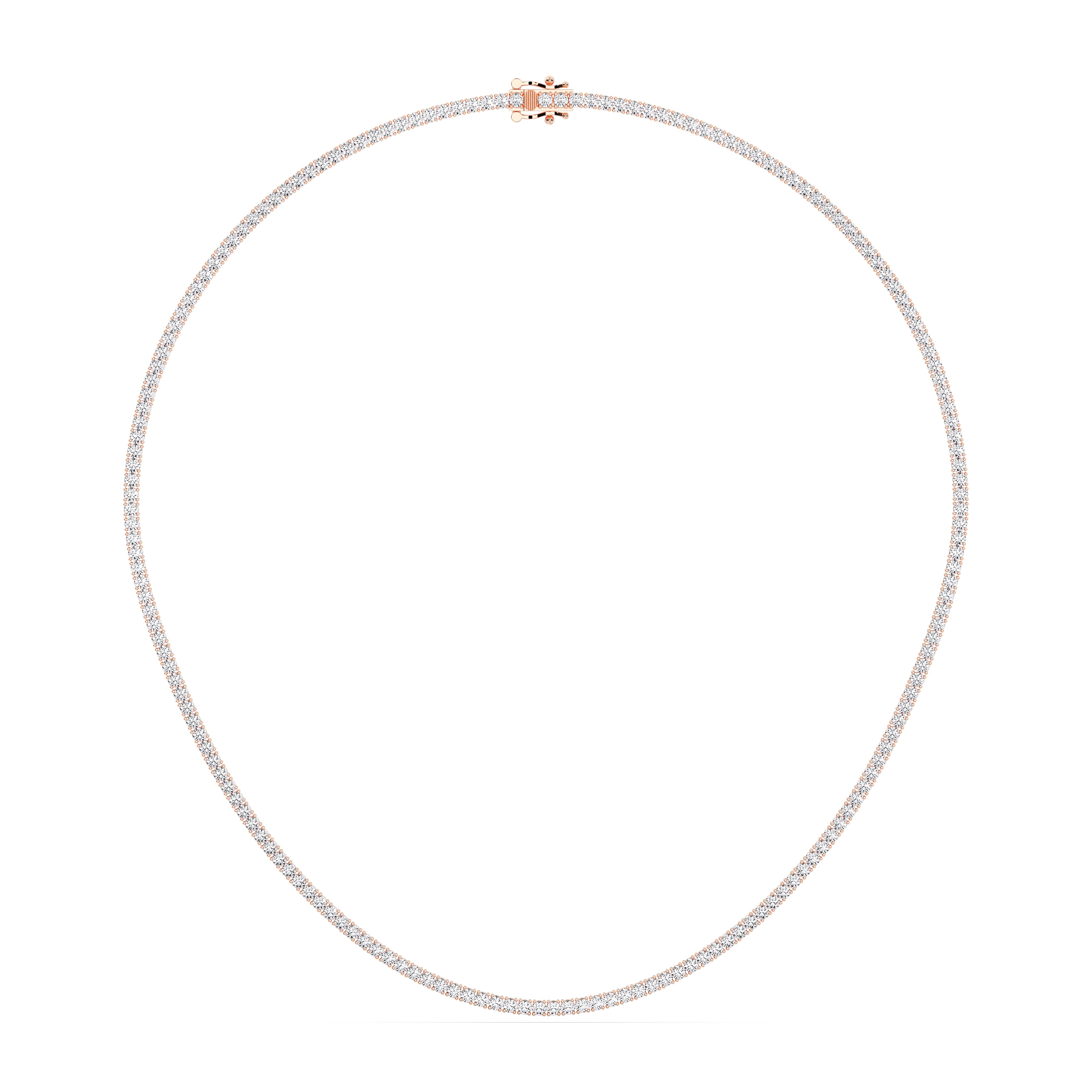 Moissanite Tennis Necklace (16 Inch )