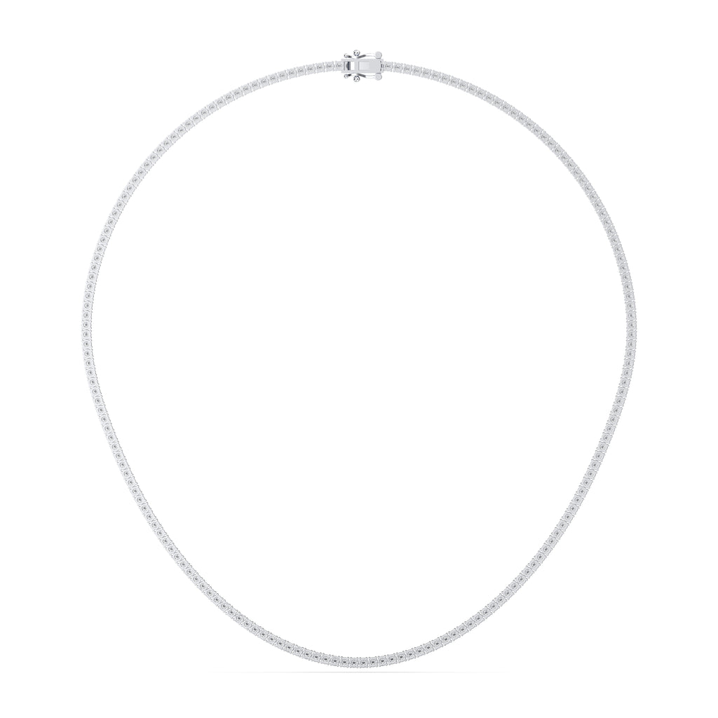 Moissanite Tennis Necklace (16 Inch )