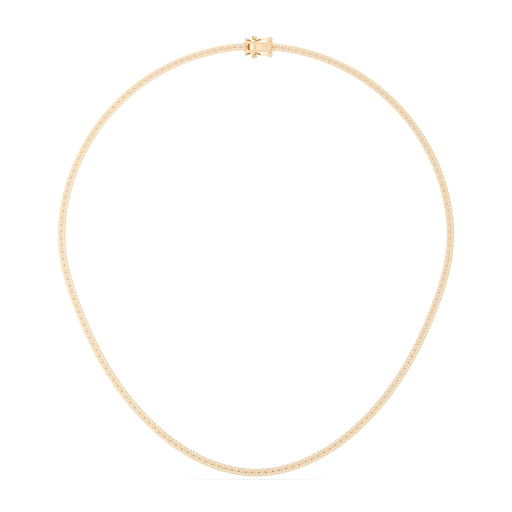 Moissanite Tennis Necklace (16 Inch )