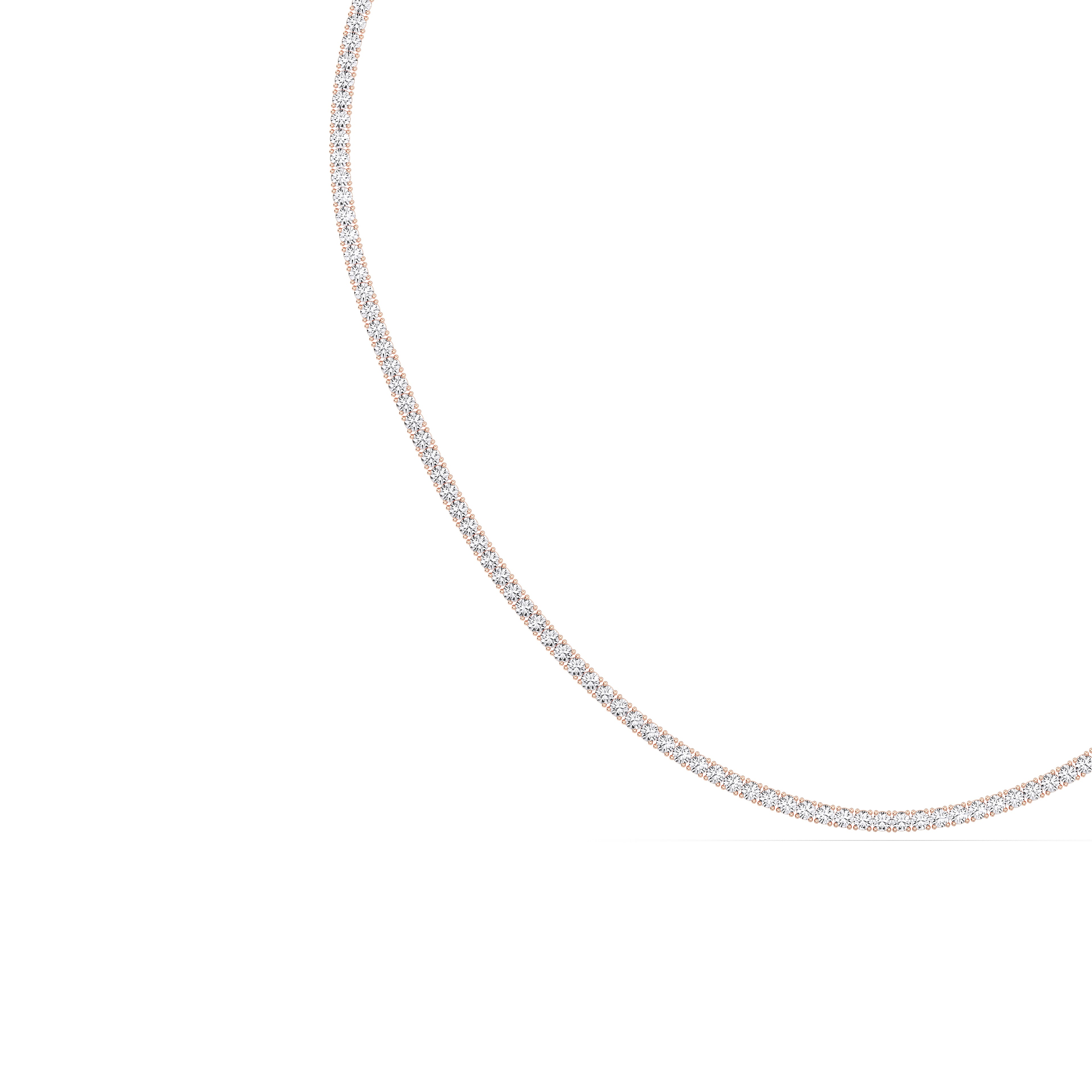 Moissanite Tennis Necklace (16 Inch )