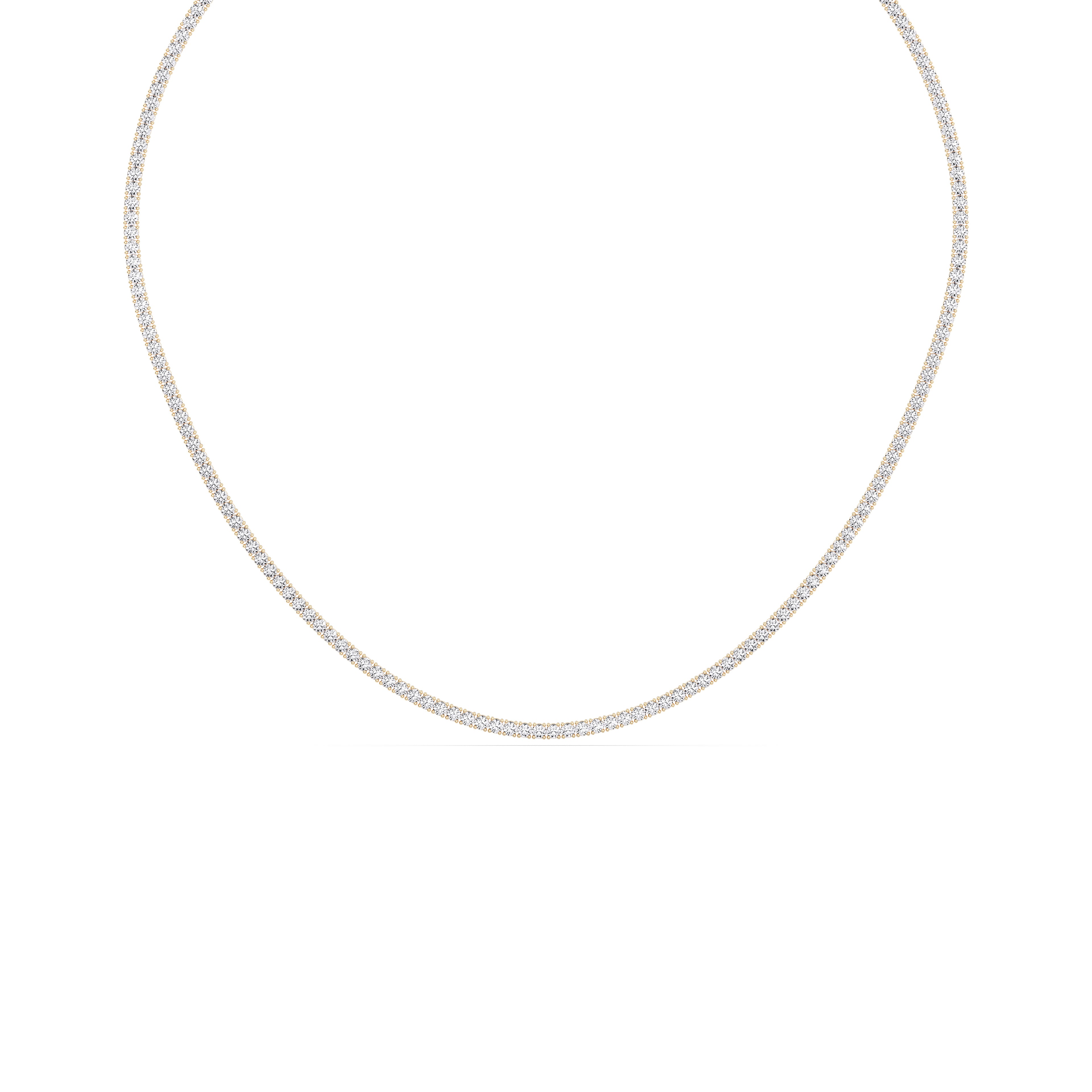 Moissanite Tennis Necklace (16 Inch )